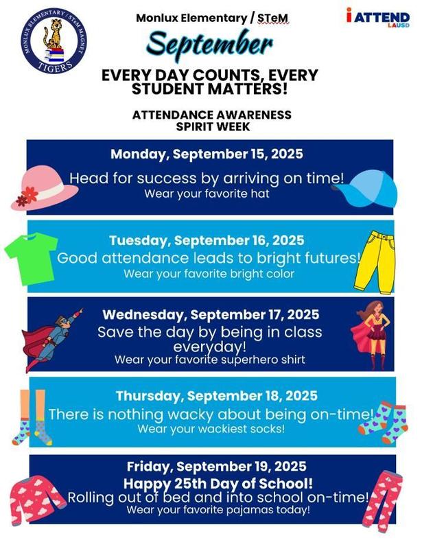 Spirit Week Flyer