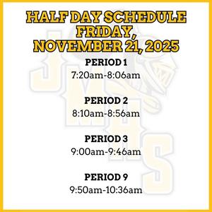 half day schedule