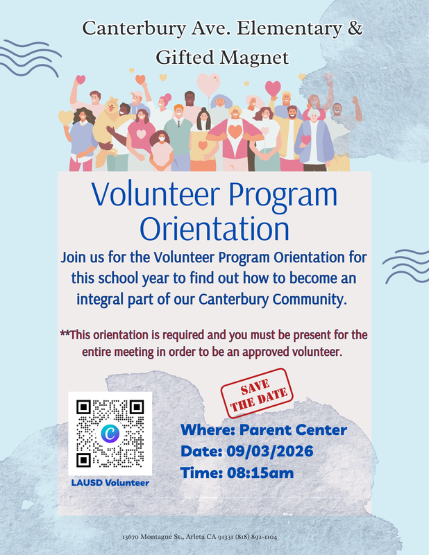 Volunteer Orientation