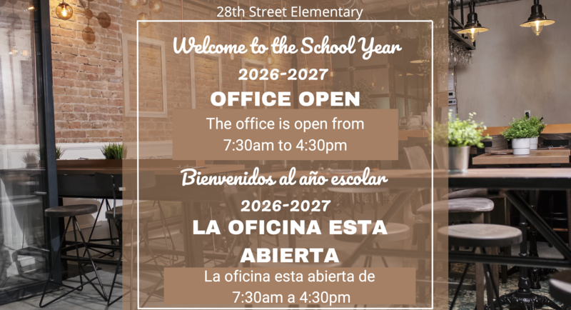 Office Hours are from 7:30am to 4:30pm