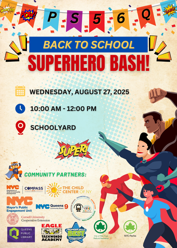 Superhero Flyer - Back to School Invitation