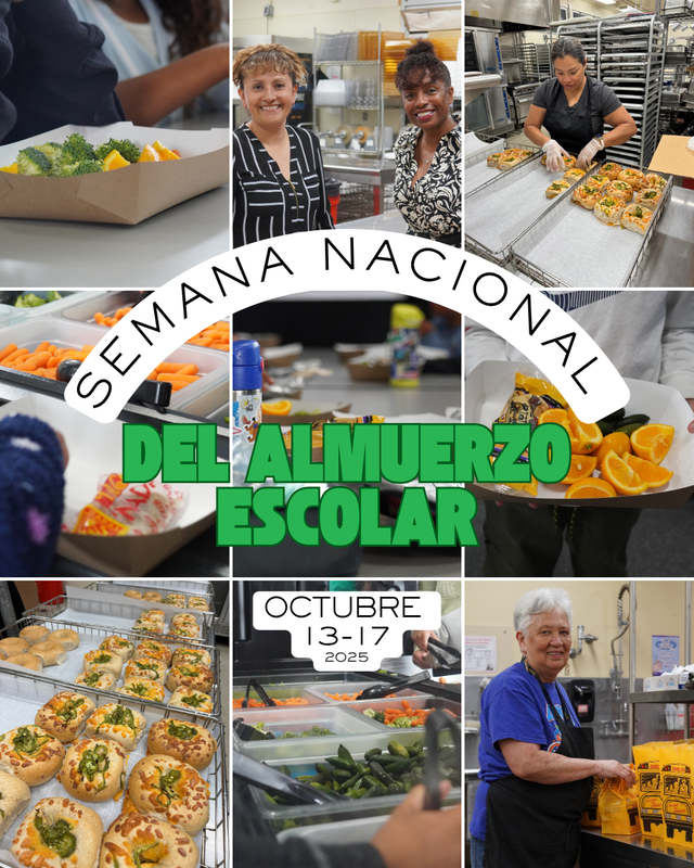 National School Lunch Week 2025 Spanish