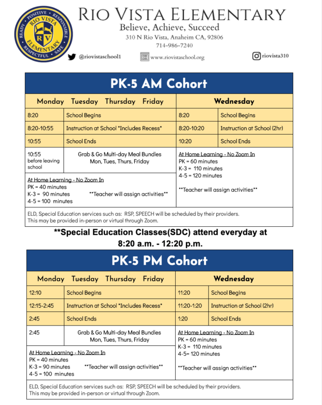 Schedule