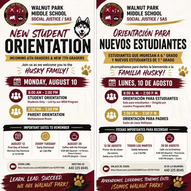 Orientation Flyer