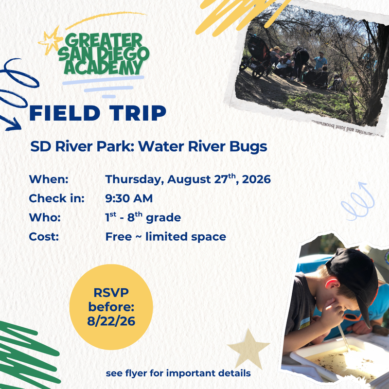 info graphic with field trip details