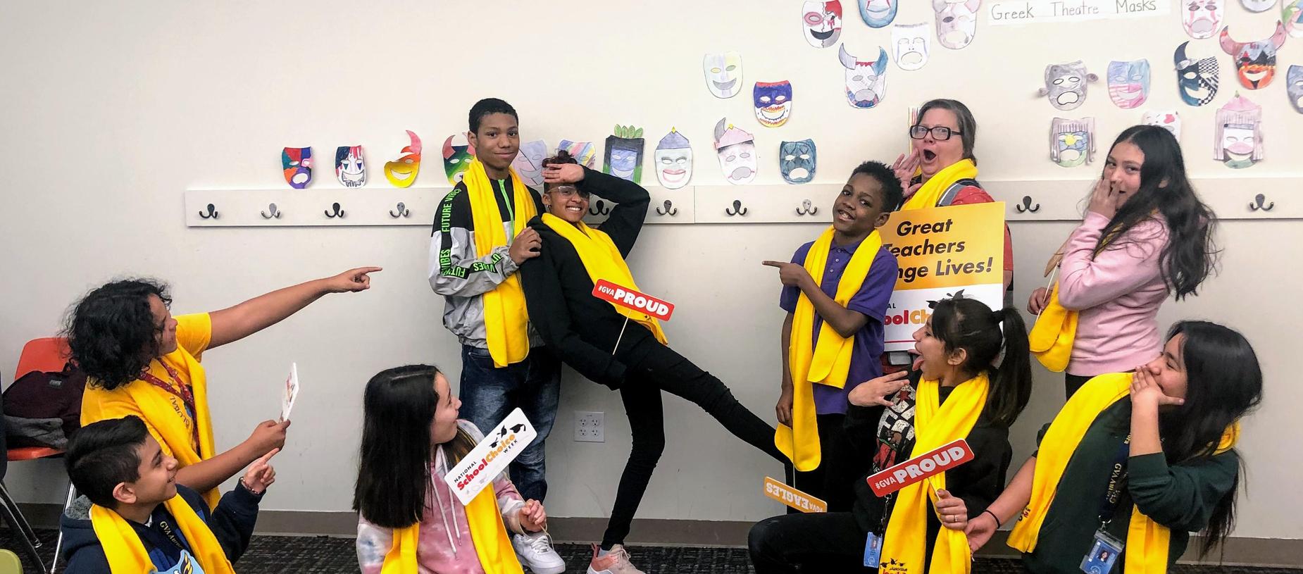 School Choice Week-Ms. Maxwell's 6th Grade Drama Class
