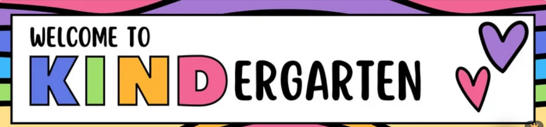Welcome to Kindergarten