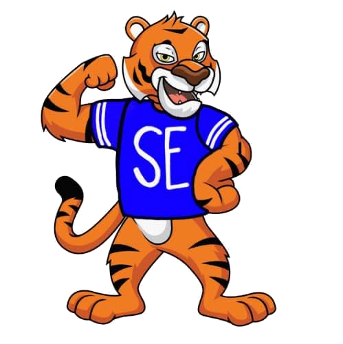 Southeast Elementary Mascot Titus the Tiger