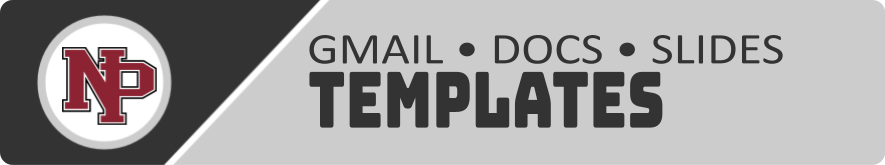Templates for Gmail, Docs, & Slides