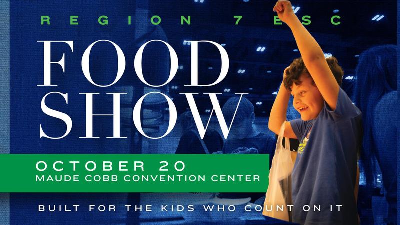 Student celebrates at Region 7 Food Show event at Maude Cobb Convention Center.