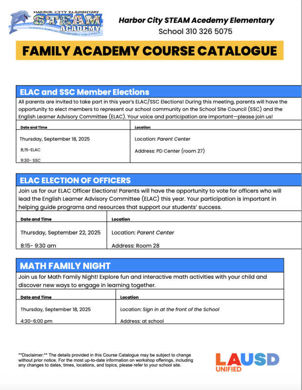 Parent Academy