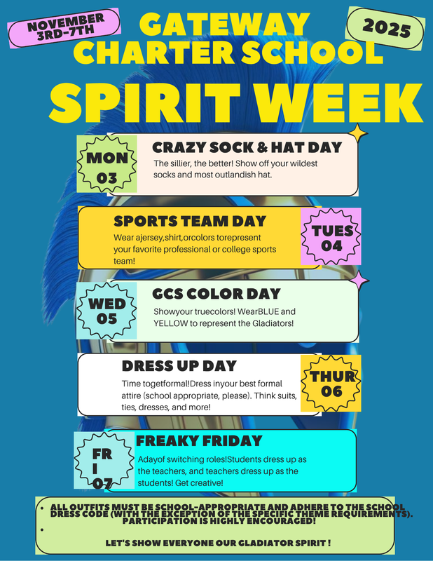 Spirit Week - November 3rd-7th Featured Photo