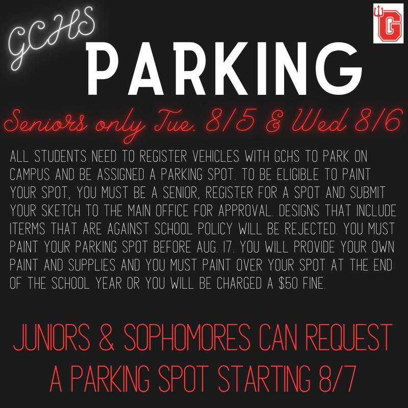 GCHS Parking 25-26 Featured Photo
