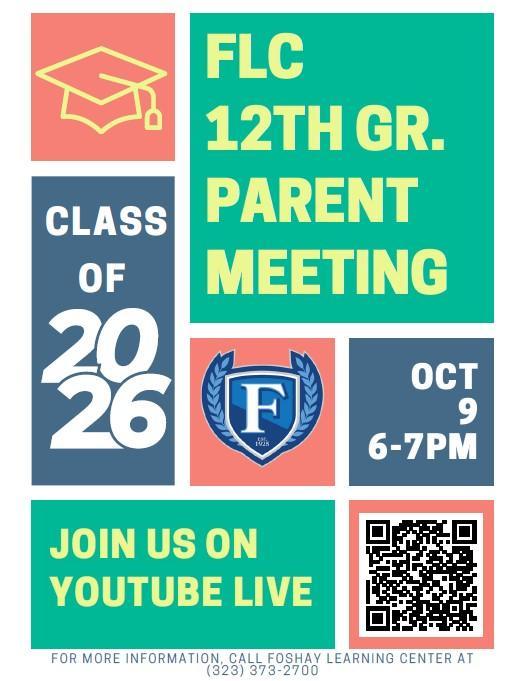 FLC 12th grade Parent Meeting Featured Photo