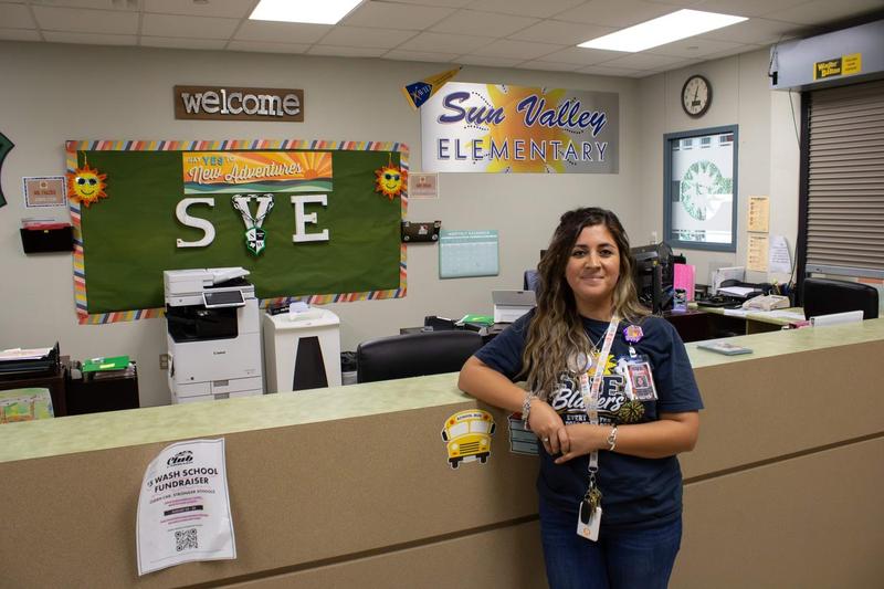 Principal Jaramillo at SVE