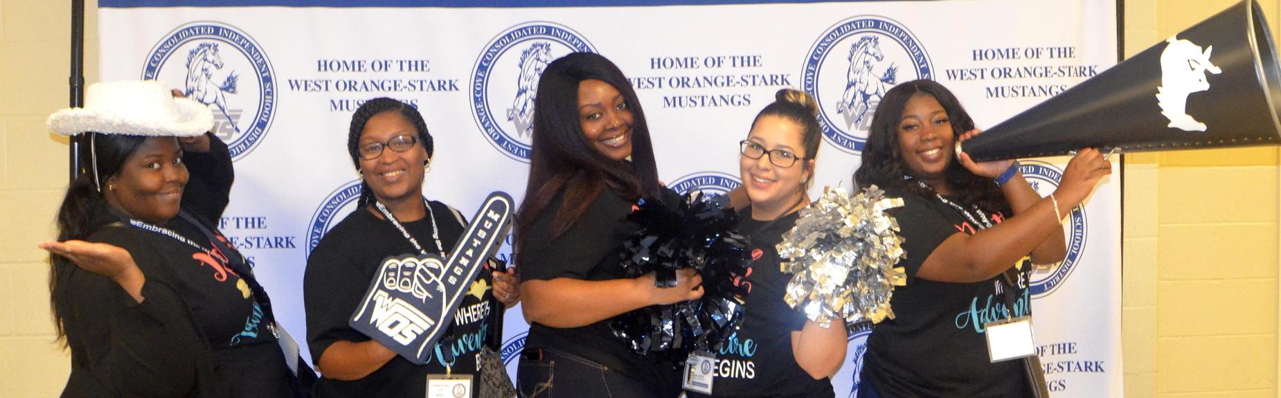 Staff members showed their school spirit at our Embracing the Why Professional Development Conference.