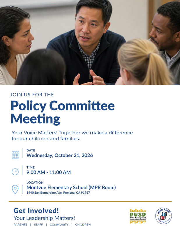 policy committee flyer english