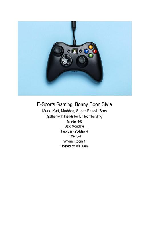 E-Sports Afterschool Class Featured Photo