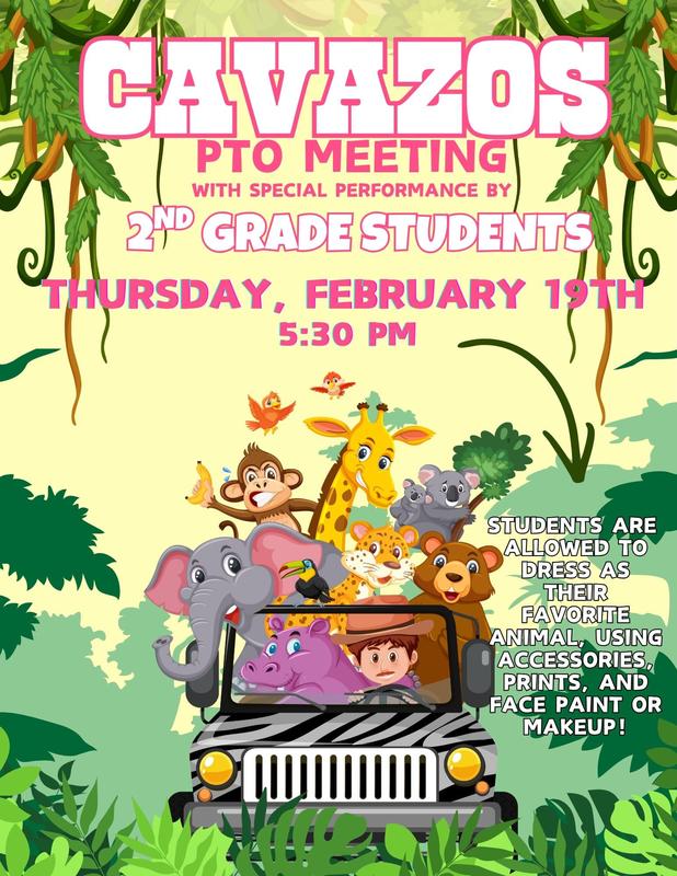 Cavazos PTO Meeting February 19th