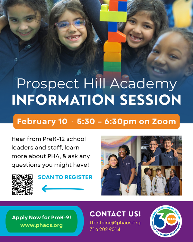 Information Session flyer