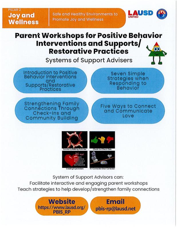 Parent Workshops