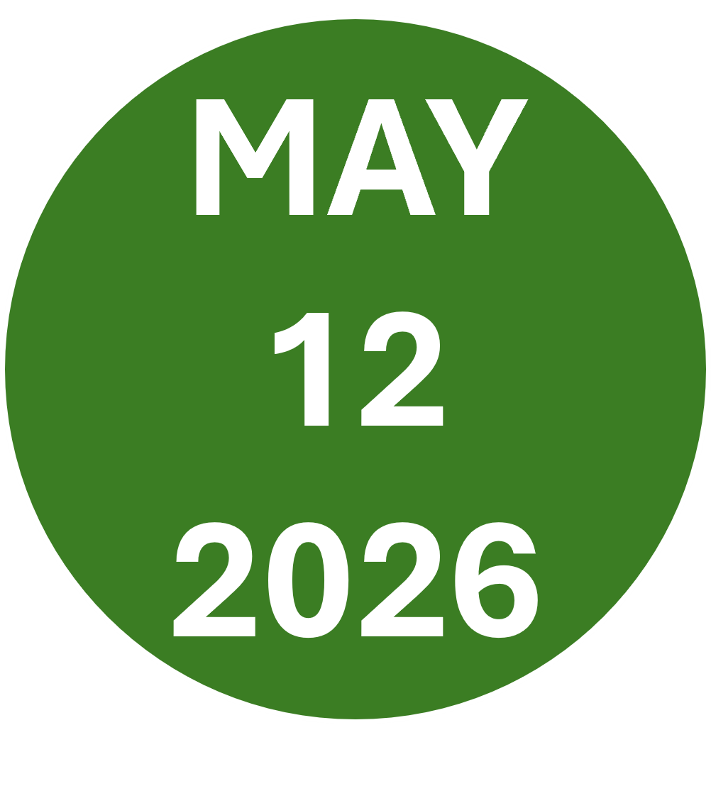 CIRCLE WITH MAY 12 2026