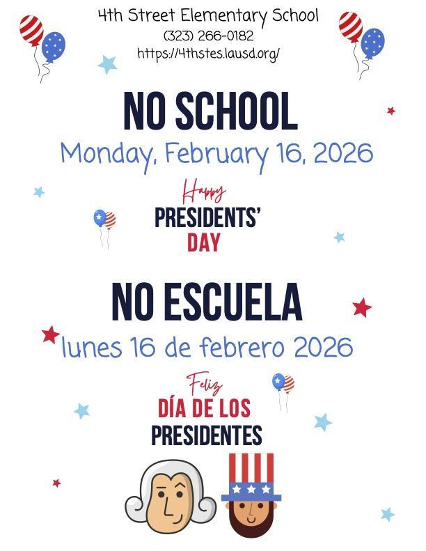 No School/No Escuela