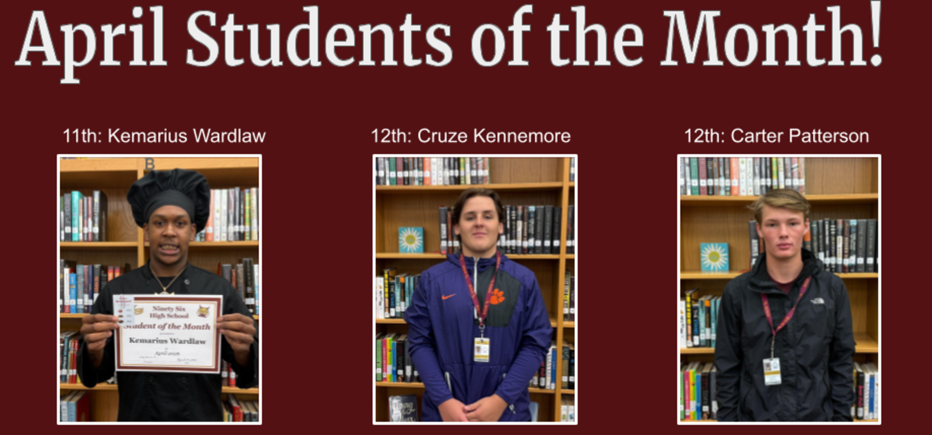 Students of month