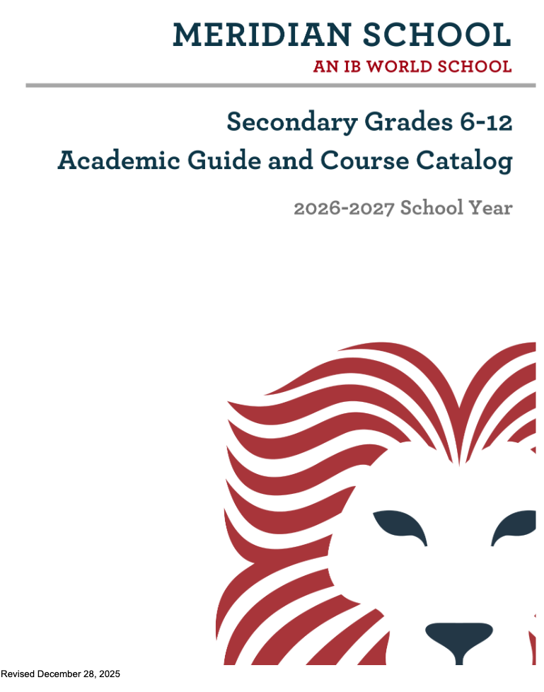 Secondary Academic Guide & Course Catalog