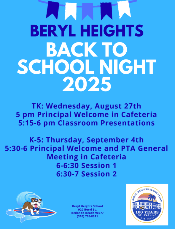 Back to School Night Events Featured Photo