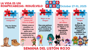 Red Ribbon Flyer Spanish