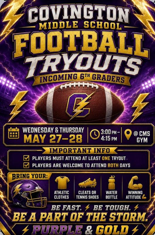 Incoming 6th Grade Football Information