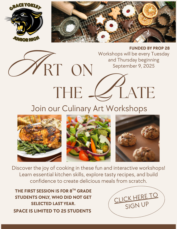 Art on the Plate Cooking Class