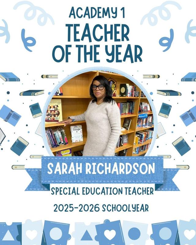 Sarah Richardson - Teacher of the Year