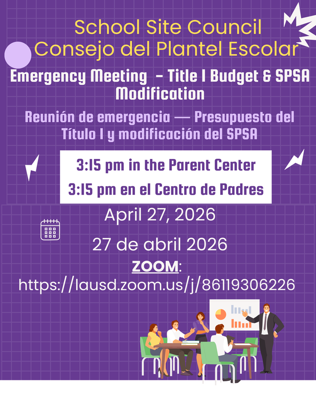 SSC Emergency Meeting - Monday 4/27/26