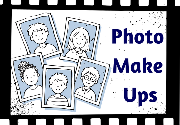 children's portrait read picture make ups