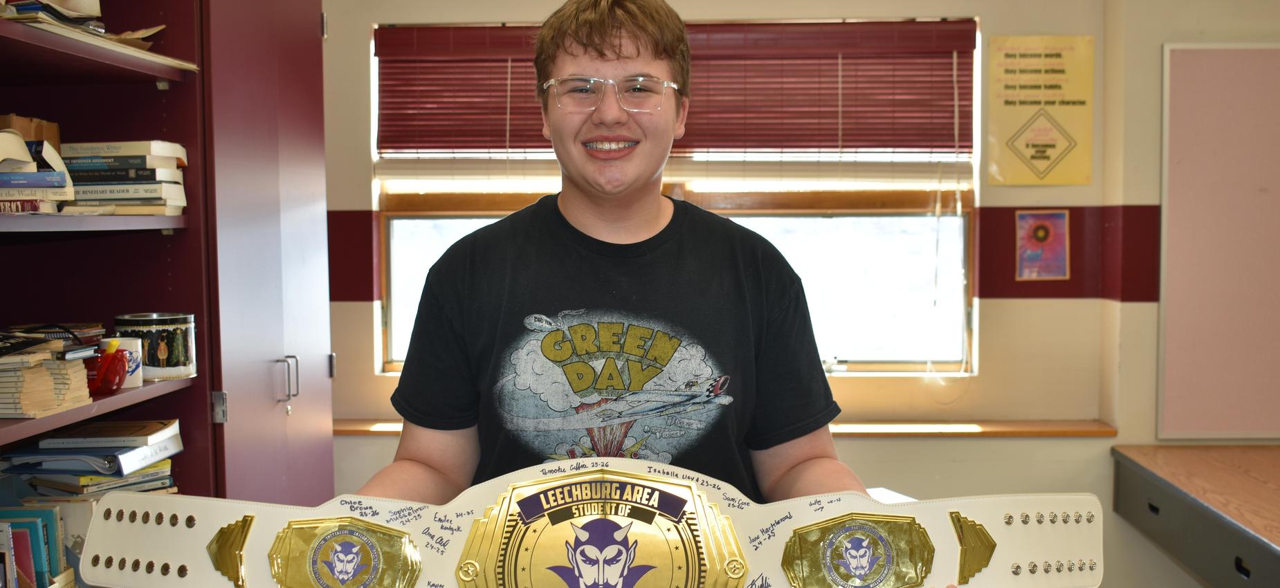 Congratulations to Dominic Lehane on being our Middle School Student of the Month!