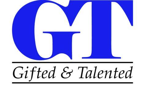 Blue GT logo with the text 'Gifted & Talented' below it.