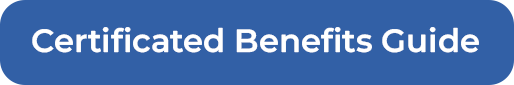 Text displaying 'Certificated Benefits Guide' on a blue background.
