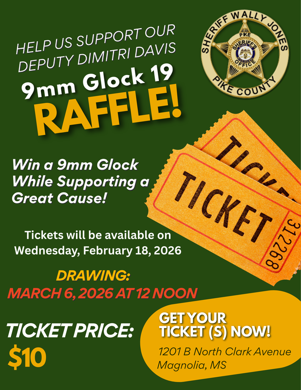 Pike County Sheriff’s Office Raffle News