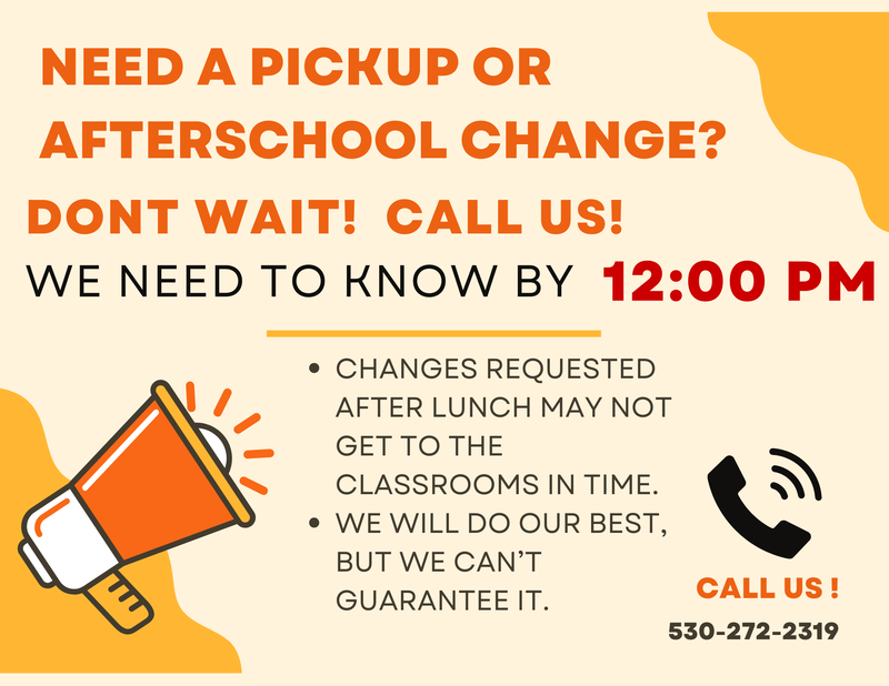 After school changes