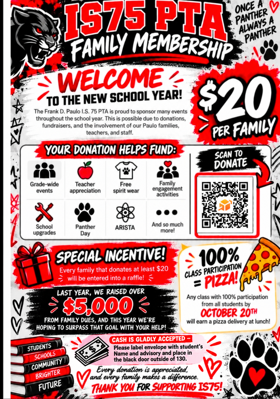 PTA MEMBERSHIP DRIVE