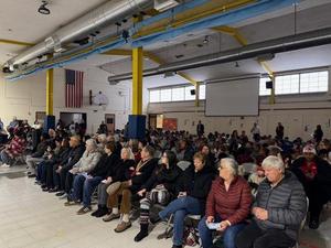 Families anxiously watching