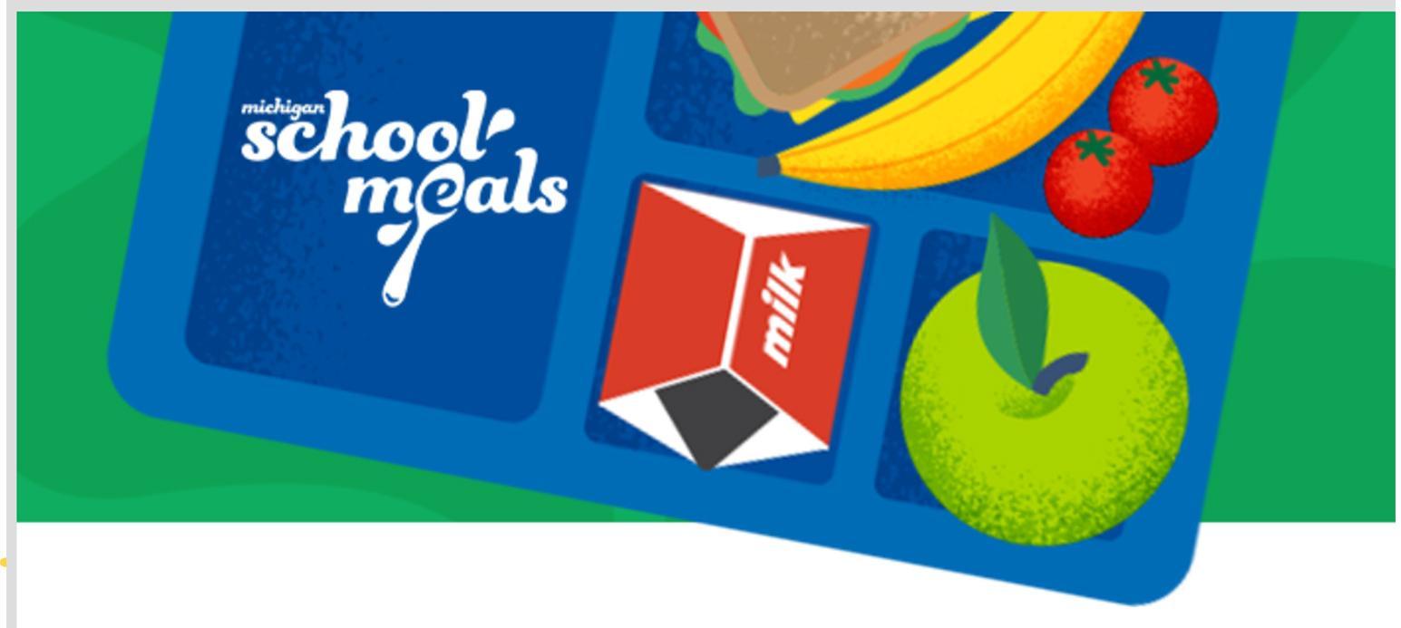 school lunch tray illustration