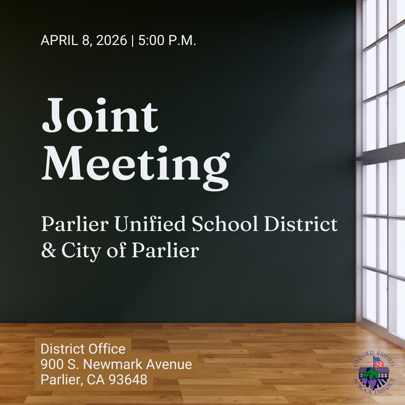 Joint Meeting | PUSD & City of Parlier Featured Photo