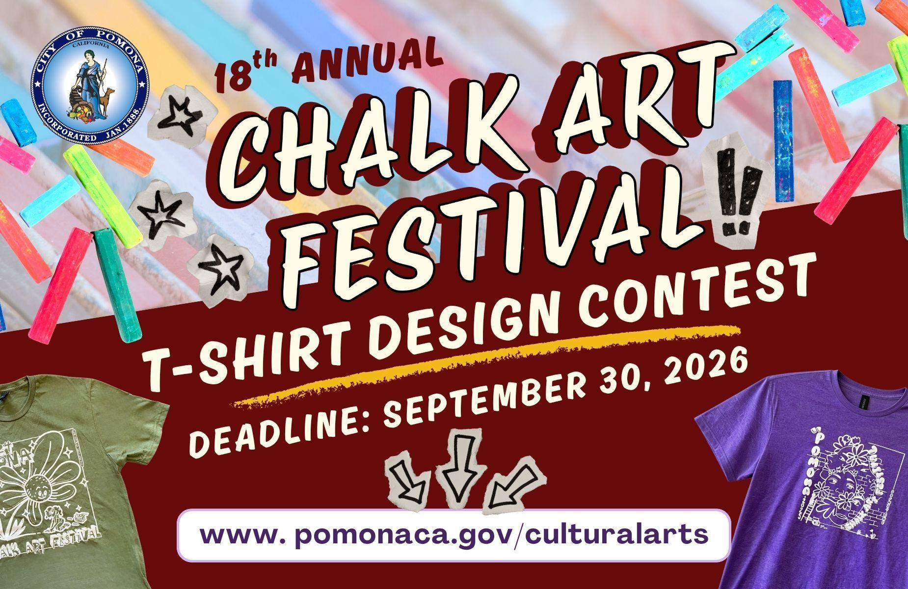 Chalk Art Festival web banner - for homepage
