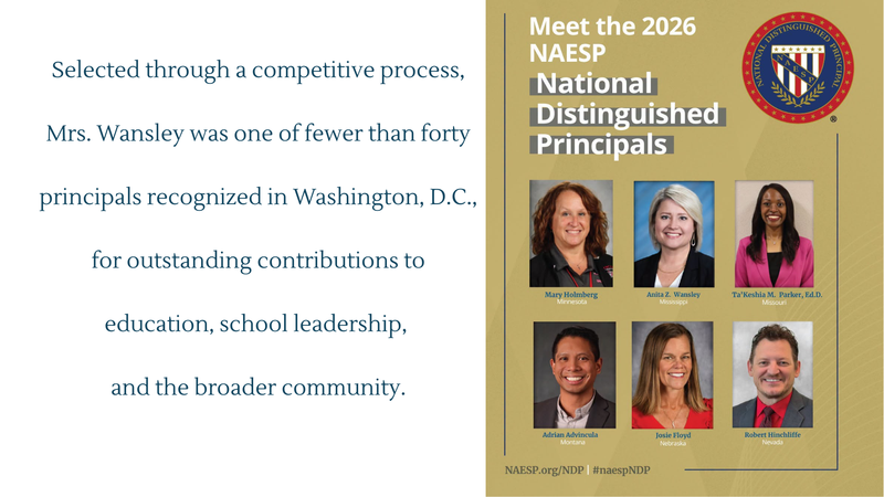Northeast Elementary Principal Anita Wansley Receives National Honor