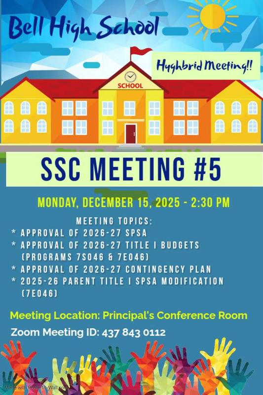SSC Meeting (12.15.2025 @ 2:30pm) Featured Photo