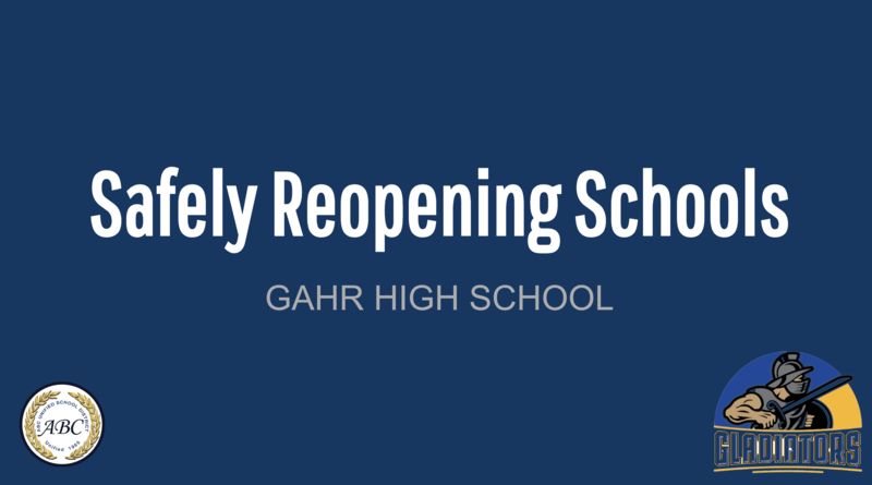 Safely Reopening Schools