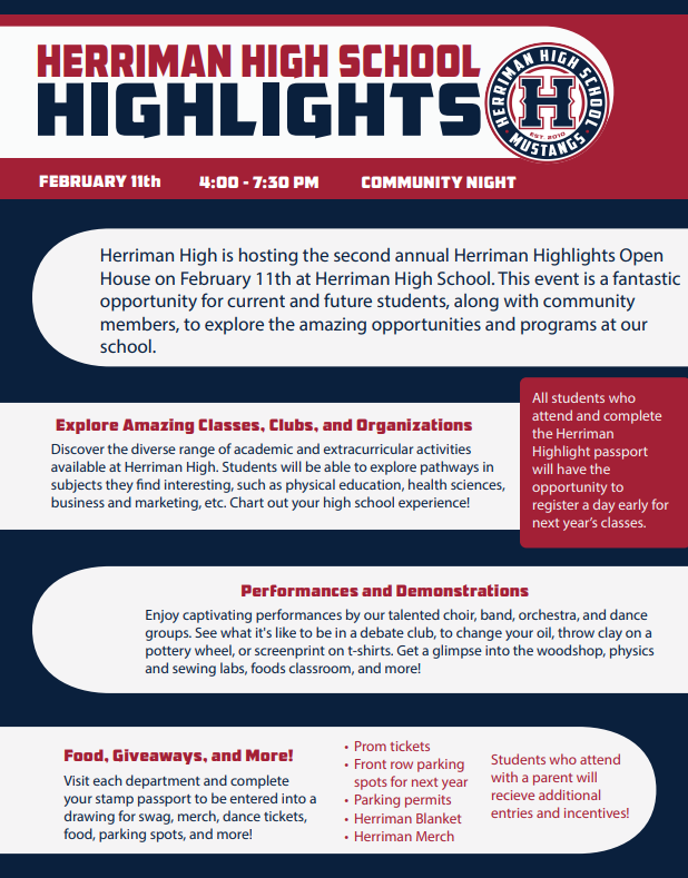 Herriman Highlights Flyer